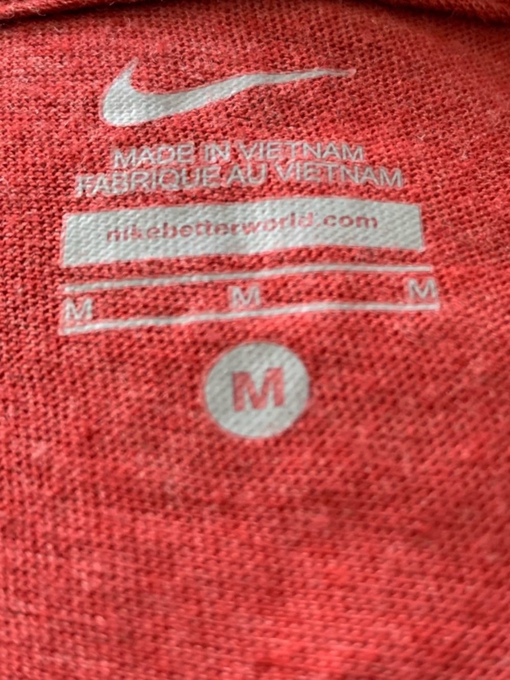 Nike Women's Crimson V-Neck 'Alabama Roll Tide' Tee with Houndstooth medium - Picture 4 of 4